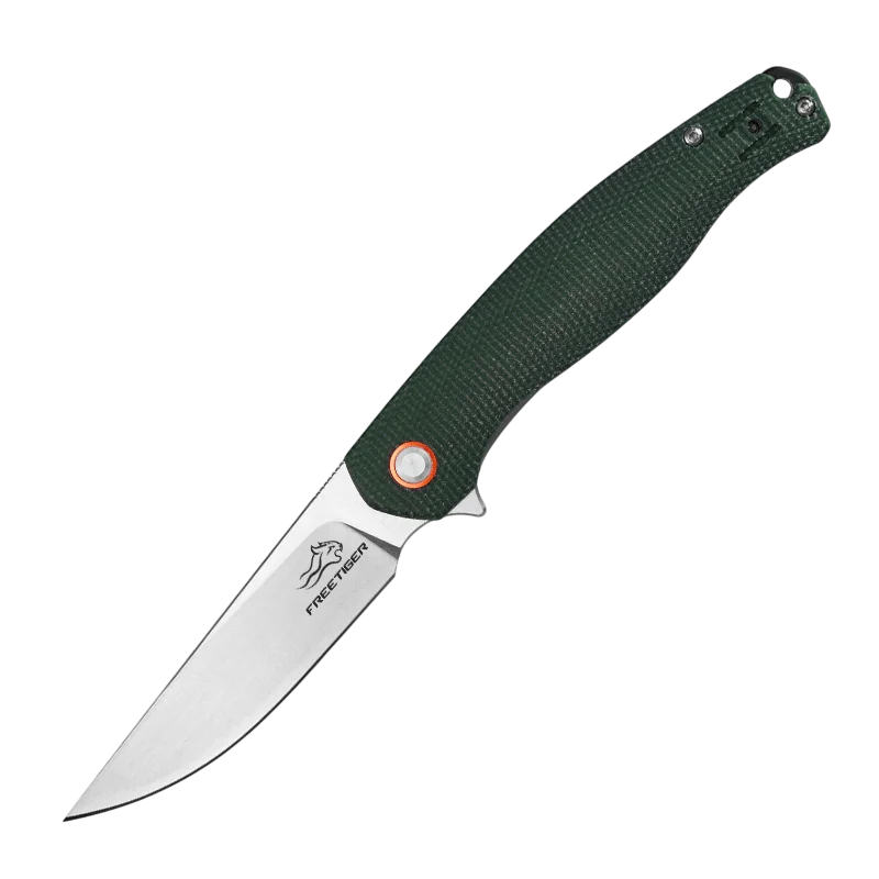 FREETIGER D2 Steel Folding Knife - EDC Pocket Knife, Survival Multitool for Hunting & Tactical | Box Cutter & Hand Tool FT941