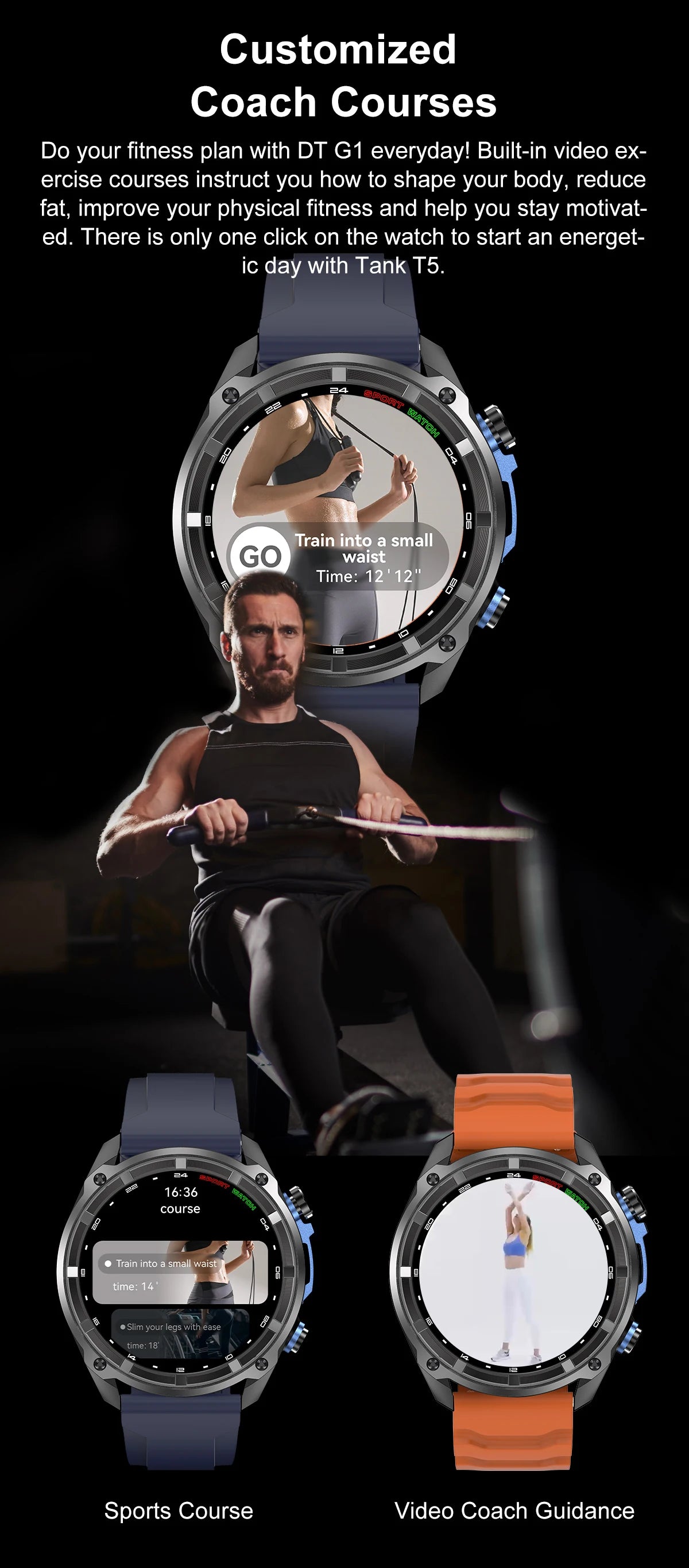 VWAR Tactical Smart Watch Built-in GPS Offline Map 4GB Memory 3 ATM IP69K Swimming Waterproof Men Militray Smartwatch 2025 NEW