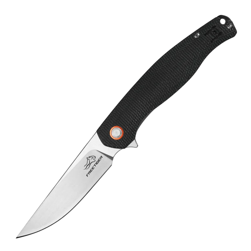 FREETIGER D2 Steel Folding Knife - EDC Pocket Knife, Survival Multitool for Hunting & Tactical | Box Cutter & Hand Tool FT941