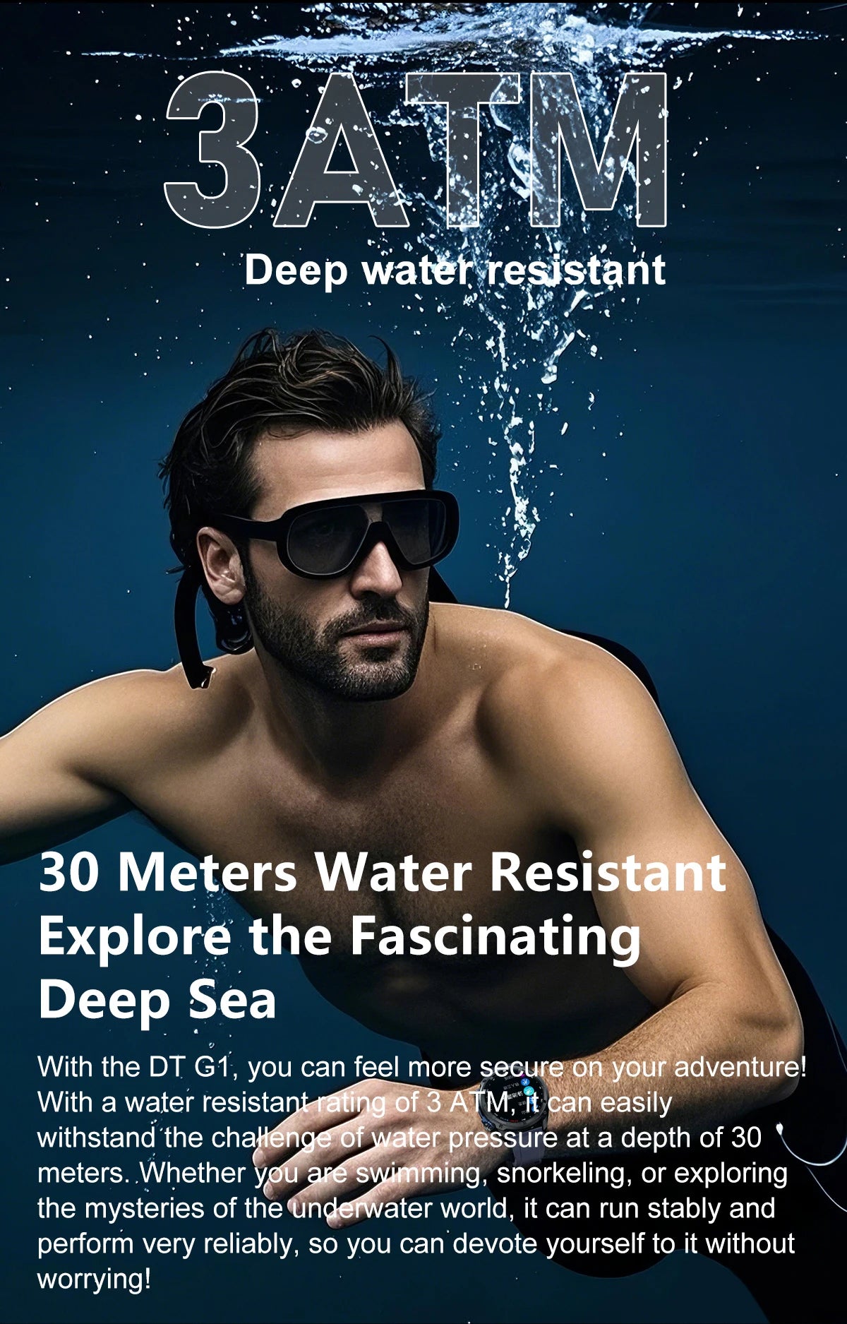 VWAR Tactical Smart Watch Built-in GPS Offline Map 4GB Memory 3 ATM IP69K Swimming Waterproof Men Militray Smartwatch 2025 NEW