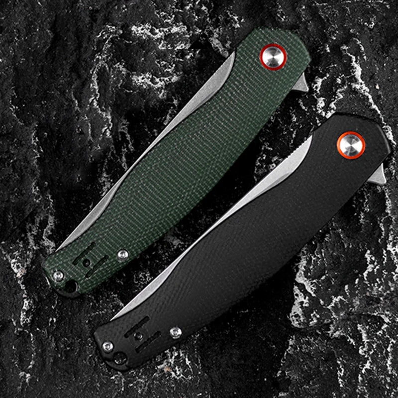 FREETIGER D2 Steel Folding Knife - EDC Pocket Knife, Survival Multitool for Hunting & Tactical | Box Cutter & Hand Tool FT941