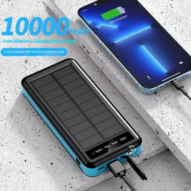Solar Charging Unit With Cable Portable Waterproof