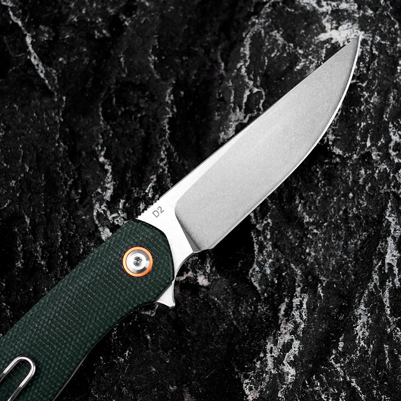 FREETIGER D2 Steel Folding Knife - EDC Pocket Knife, Survival Multitool for Hunting & Tactical | Box Cutter & Hand Tool FT941