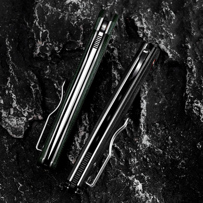 FREETIGER D2 Steel Folding Knife - EDC Pocket Knife, Survival Multitool for Hunting & Tactical | Box Cutter & Hand Tool FT941