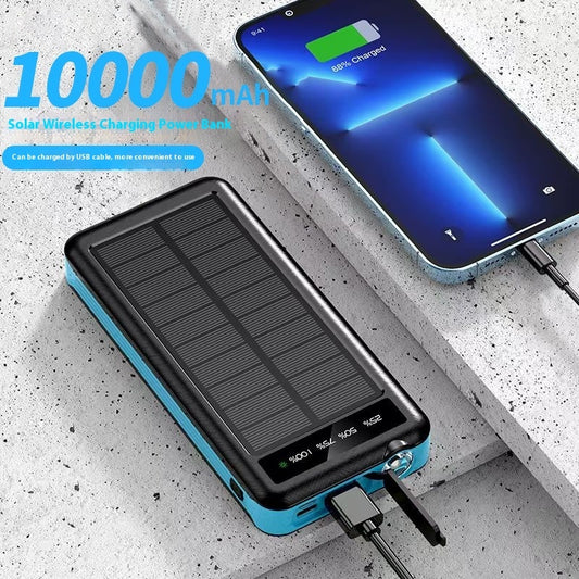 Solar Charging Unit With Cable Portable Waterproof